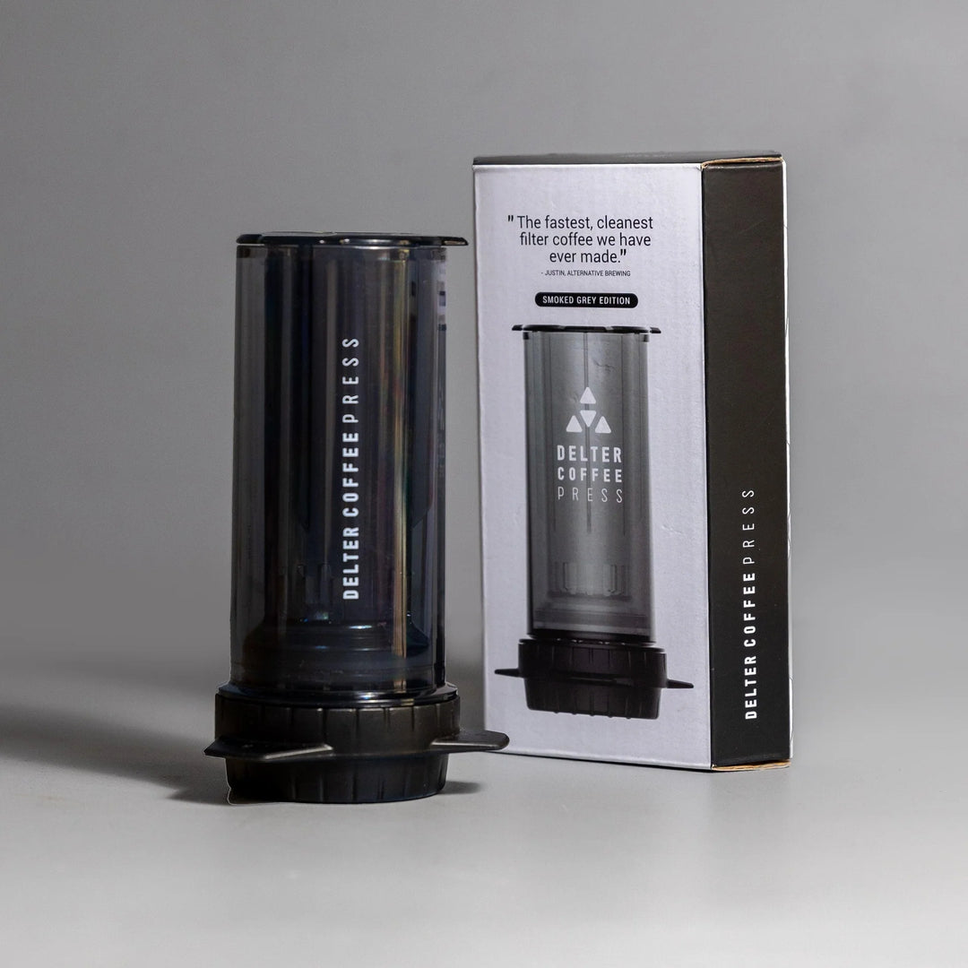 Delta Coffee Press - Grey + 1kg Coffee Included