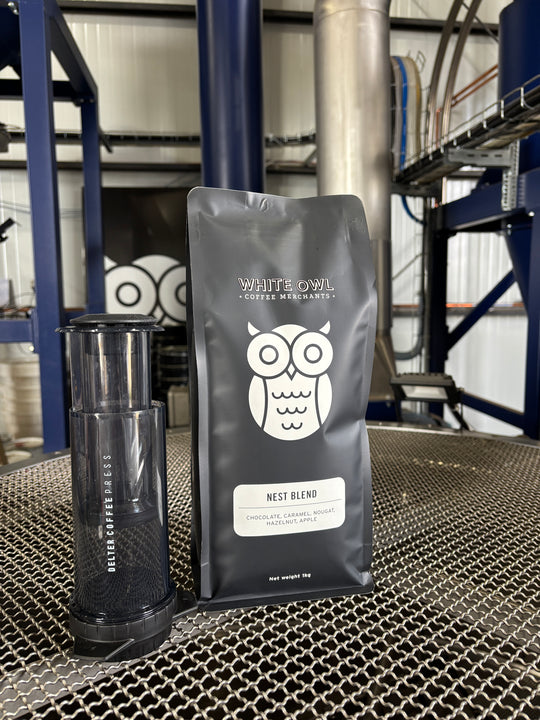 Delta Coffee Press - Grey + 1kg Coffee Included