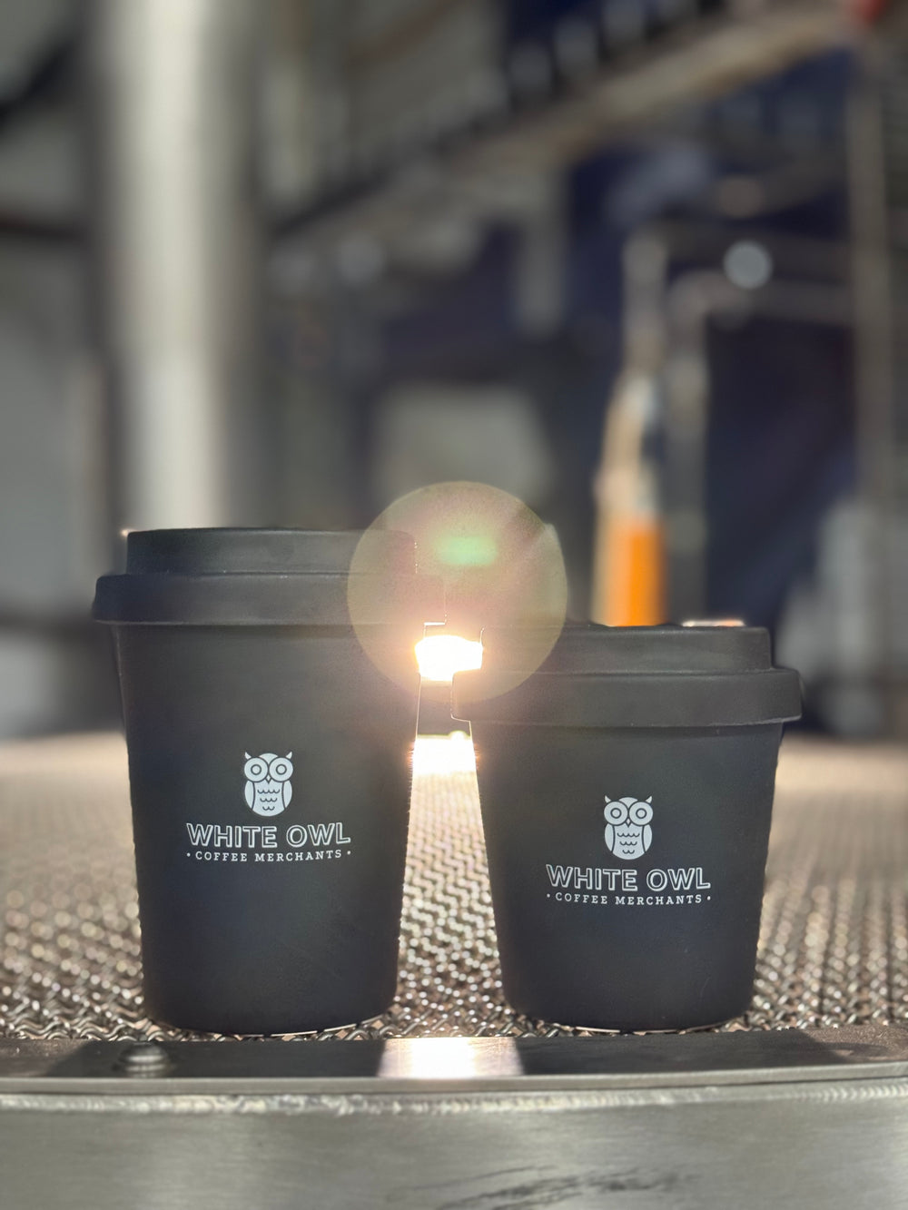 White Owl Reusable Coffee Cup